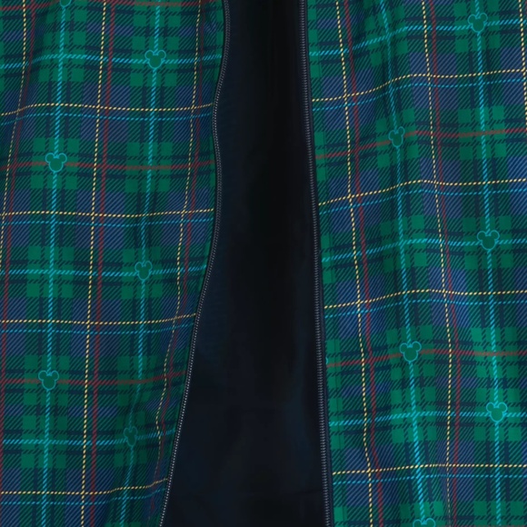 2025 Disney Parks Mickey Mouse & Friends Plaid Golf Zip Jacket Adult Size NEW - Picture 5 of 5